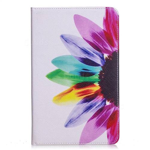 Seven-color Flowers Folio Stand Leather Wallet Case for Samsung Galaxy ...