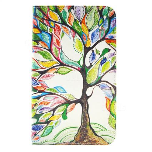 The Tree of Life Folio Stand Leather Wallet Case for Samsung Galaxy Tab 4 8.0 T330 T331