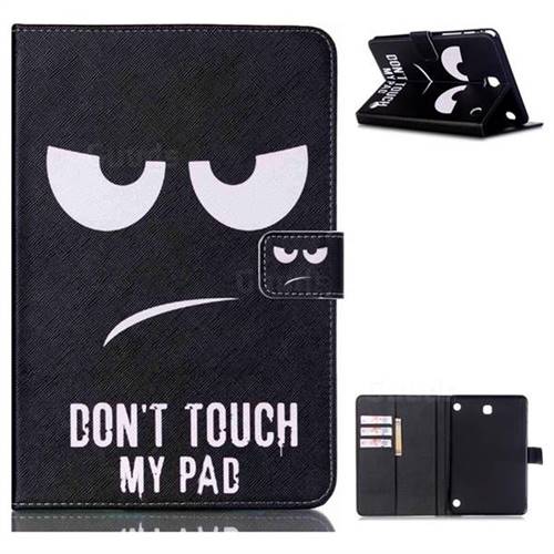 Do Not Touch My Phone Folio Stand Leather Wallet Case For Samsung Galaxy Tab A 80 T350 T355