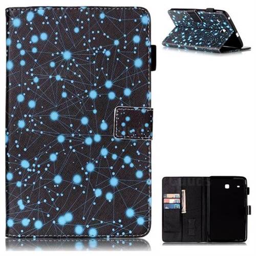 Constellation Folio Stand Leather Wallet Case for Samsung Galaxy Tab E 8.0 T375 T377