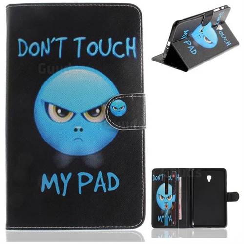 Not Touch My Phone Painting Tablet Leather Wallet Flip Cover for Samsung Galaxy Tab A 8.0 (2017) T380 T385 A2 S