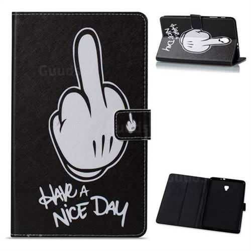 Have a Nice Day Folio Stand Leather Wallet Case for Samsung Galaxy Tab A 8.0 (2017) T380 T385 A2 S