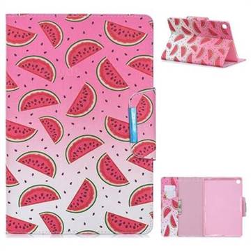 Watermelon Folio Flip Stand Leather Wallet Case for Samsung Galaxy Tab A 10.1 (2019) T510 T515
