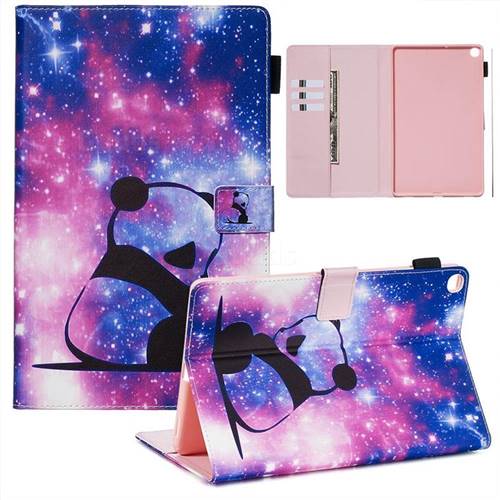 Panda Baby Matte Leather Wallet Tablet Case for Samsung Galaxy Tab A 10.1 (2019) T510 T515