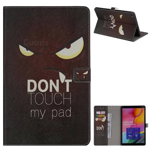Angry Eyes Folio Flip Stand Leather Wallet Case for Samsung Galaxy Tab A 10.1 (2019) T510 T515