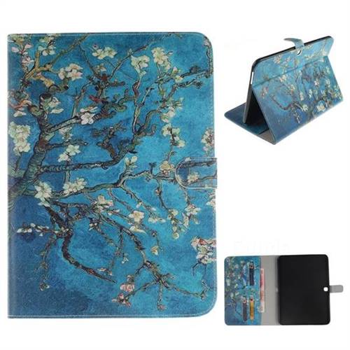 Apricot Tree Painting Tablet Leather Wallet Flip Cover for Samsung Galaxy Tab 4 10.1 T530 T531 T533 T535