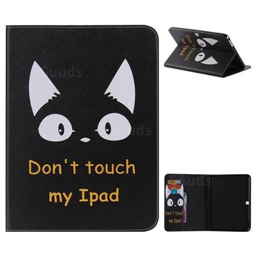 Cat Ears Folio Flip Stand Leather Wallet Case for Samsung Galaxy Tab 4 10.1 T530 T531 T533 T535