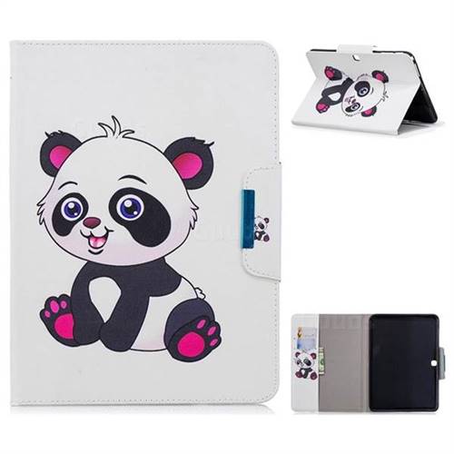 Baby Panda Folio Flip Stand Leather Wallet Case for Samsung Galaxy Tab 4 10.1 T530 T531 T533 T535