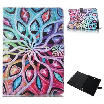 Spreading Flowers Folio Stand Leather Wallet Case for Samsung Galaxy Tab A 9.7 T550 T555