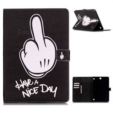 Have a Nice Day Folio Stand Leather Wallet Case for Samsung Galaxy Tab A 9.7 T550 T555