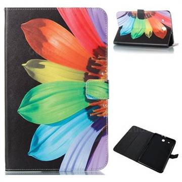 Colorful Sunflower Folio Stand Leather Wallet Case for Samsung Galaxy Tab E 9.6 T560 T561