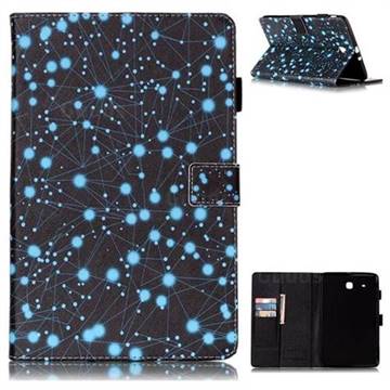 Constellation Folio Stand Leather Wallet Case for Samsung Galaxy Tab E 9.6 T560 T561