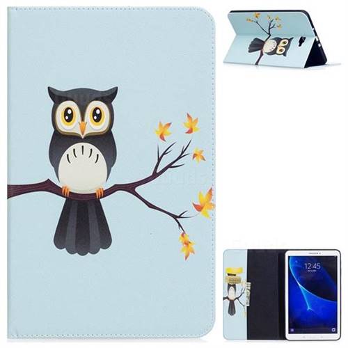 Owl on Tree Folio Stand Leather Wallet Case for Samsung Galaxy Tab A 10.1 T580 T585