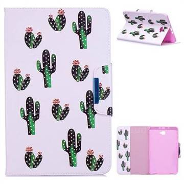 Cactus Folio Flip Stand Leather Wallet Case for Samsung Galaxy Tab A 10.1 T580 T585