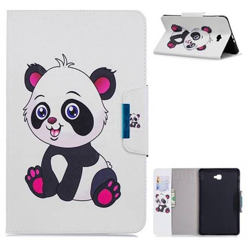 Baby Panda Folio Flip Stand Leather Wallet Case for Samsung Galaxy Tab A 10.1 T580 T585