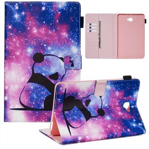 Oorlogsschip Nevelig impliciet Panda Baby Matte Leather Wallet Tablet Case for Samsung Galaxy Tab A 10.1  T580 T585 - Leather Case - Guuds