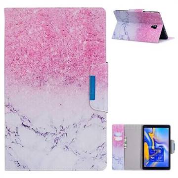 Sand Marble Folio Flip Stand Leather Wallet Case for Samsung Galaxy Tab A 10.5 T590 T595
