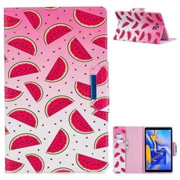 Watermelon Folio Flip Stand Leather Wallet Case for Samsung Galaxy Tab A 10.5 T590 T595