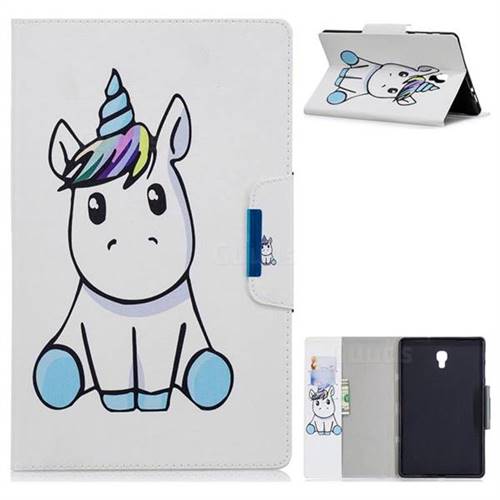 Blue Unicorn Folio Flip Stand Leather Wallet Case for Samsung Galaxy Tab A 10.5 T590 T595