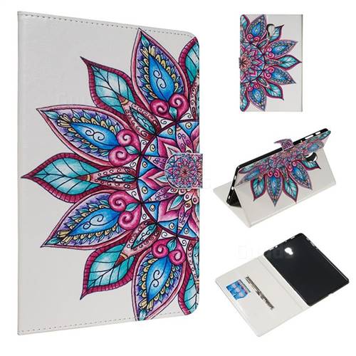 Mandala Flower Smooth Leather Tablet Wallet Case for Samsung Galaxy Tab A 10.5 T590 T595