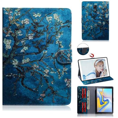 Apricot Tree Painting Tablet Leather Wallet Flip Cover for Samsung Galaxy Tab A 10.5 T590 T595