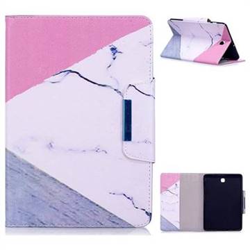 Triangle Marble Folio Flip Stand Leather Wallet Case for Samsung Galaxy Tab S2 8.0 T710 T715 T719