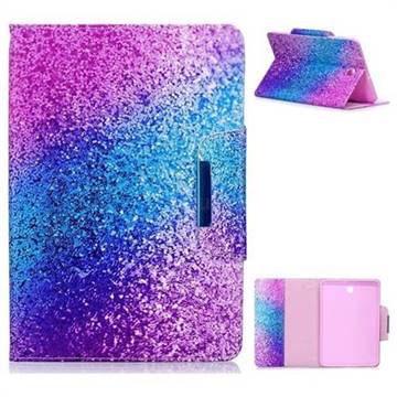 Rainbow Sand Folio Flip Stand Leather Wallet Case for Samsung Galaxy Tab S2 8.0 T710 T715 T719