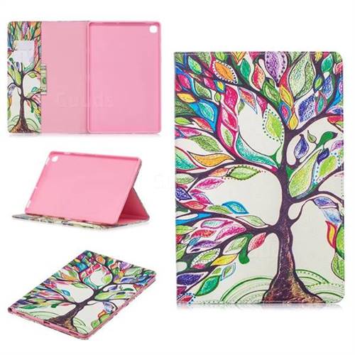The Tree of Life Folio Stand Leather Wallet Case for Samsung Galaxy Tab S5e 10.5 T720 T725