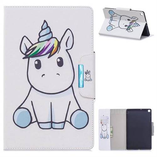 Blue Unicorn Folio Flip Stand Leather Wallet Case for Samsung Galaxy Tab S5e 10.5 T720 T725