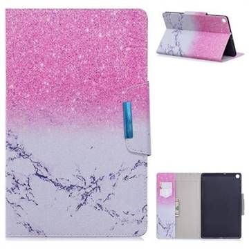 Sand Marble Folio Flip Stand Leather Wallet Case for Samsung Galaxy Tab S5e 10.5 T720 T725