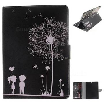 Black Dandelion Painting Tablet Leather Wallet Flip Cover for Samsung Galaxy Tab S2 9.7 T810 T815 T819