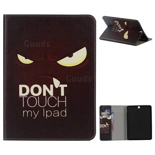 Angry Eyes Folio Flip Stand Leather Wallet Case for Samsung Galaxy Tab S2 9.7 T810 T815 T819