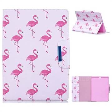 Red Flamingo Folio Flip Stand Leather Wallet Case for Samsung Galaxy Tab S2 9.7 T810 T815 T819