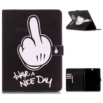 Have a Nice Day Folio Stand Leather Wallet Case for Samsung Galaxy Tab S2 9.7 T810 T815 T819
