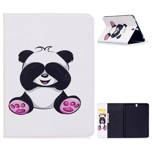 Lovely Panda Folio Stand Leather Wallet Case for Samsung Galaxy Tab S3 9.7 T820 T825