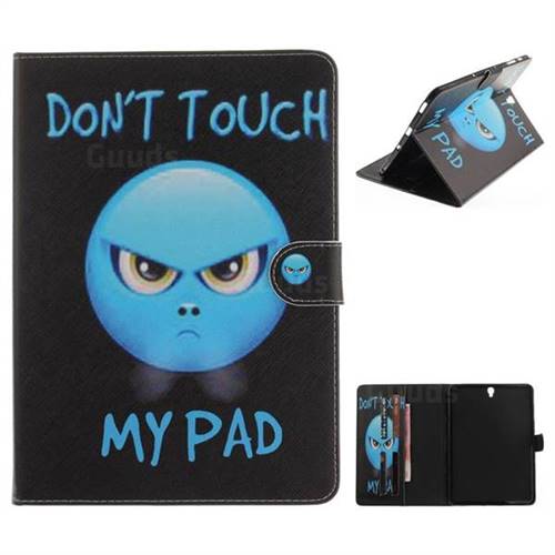 Not Touch My Phone Painting Tablet Leather Wallet Flip Cover for Samsung Galaxy Tab S3 9.7 T820 T825