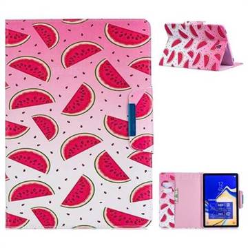 Watermelon Folio Flip Stand Leather Wallet Case for Samsung Galaxy Tab S4 10.5 T830 T835