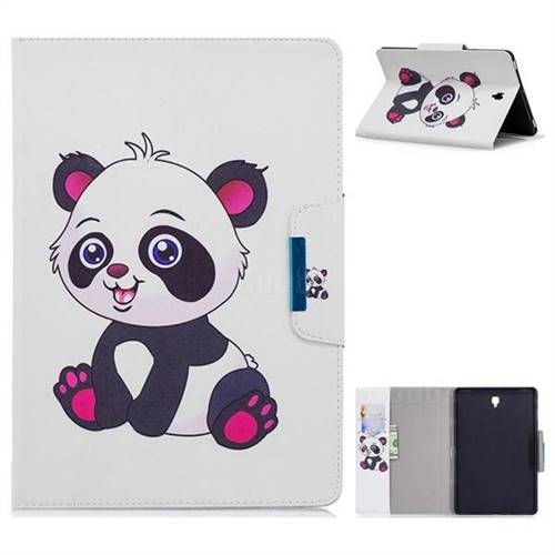 Baby Panda Folio Flip Stand Leather Wallet Case for Samsung Galaxy Tab S4 10.5 T830 T835