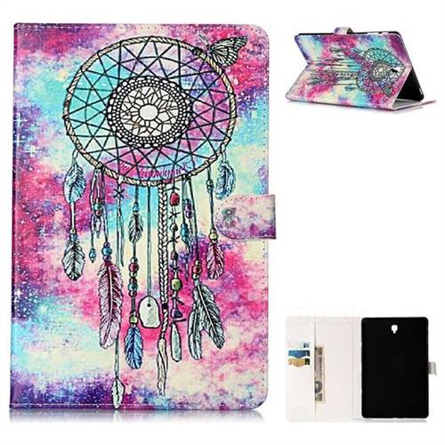 Butterfly Chimes Folio Flip Stand PU Leather Wallet Case for Samsung Galaxy Tab S4 10.5 T830 T835
