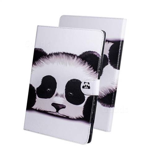 Sleeping Panda Painting Tablet Leather Wallet Flip Cover for Samsung ...