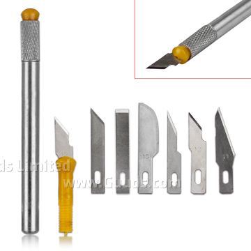 Hobby Knife Set Crafts Model Carving Tools - 7 Knifes / set