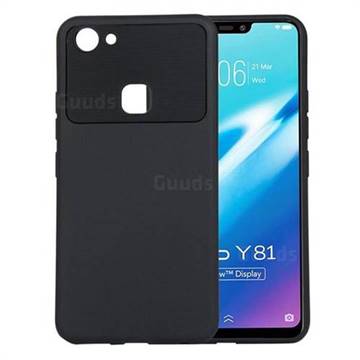Carapace Soft Back Phone Cover for vivo Y83 - Black
