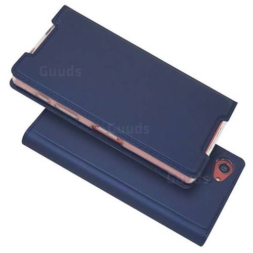haak Magazijn roze Ultra Slim Card Magnetic Automatic Suction Leather Wallet Case for Sony  Xperia Z5 Compact / Z5 Mini - Royal Blue - Leather Case - Guuds