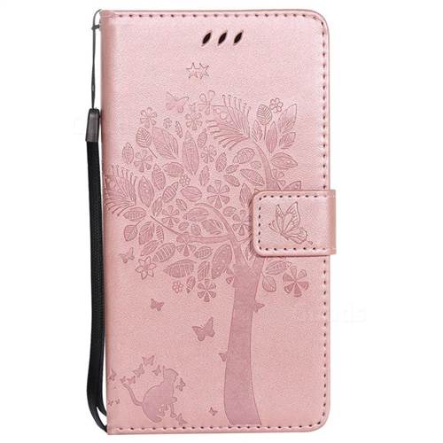 Embossing Butterfly Tree Leather Wallet Case For Sony Xperia Z5 Premium Rose Pink Leather Case Guuds