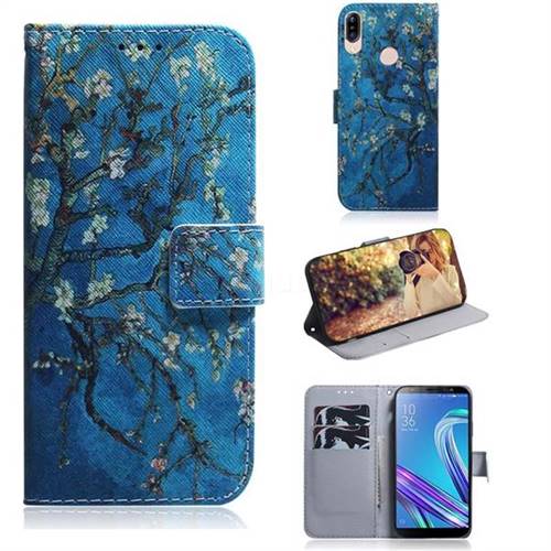 Apricot Tree PU Leather Wallet Case for Asus Zenfone Max (M1) ZB555KL