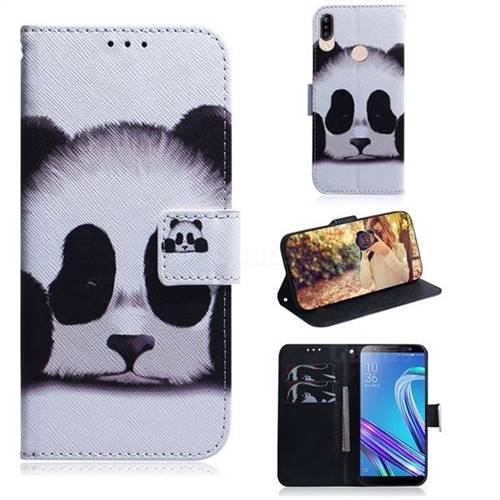 Sleeping Panda PU Leather Wallet Case for Asus Zenfone Max (M1) ZB555KL