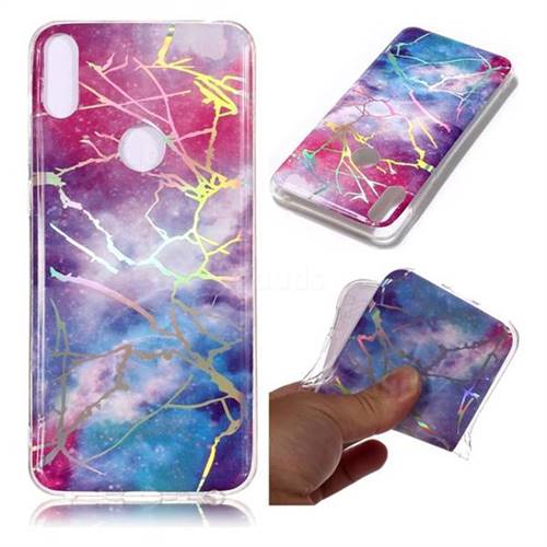 Dream Sky Marble Pattern Bright Color Laser Soft TPU Case for Asus Zenfone Max Pro (M1) ZB601KL