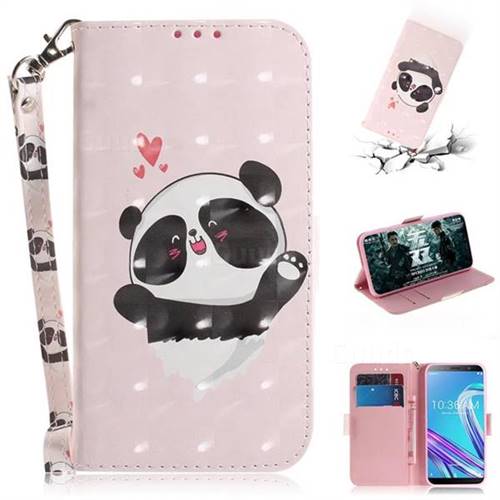 Heart Cat 3D Painted Leather Wallet Phone Case for Asus Zenfone Max Pro (M1) ZB601KL