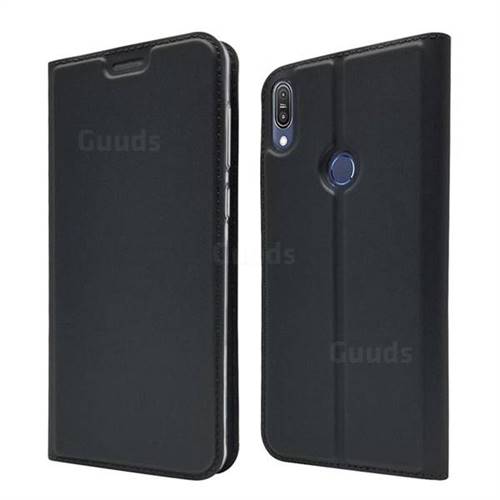 Ultra Slim Card Magnetic Automatic Suction Leather Wallet Case for Asus Zenfone Max Pro (M1) ZB601KL - Star Grey