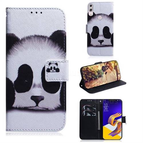 Sleeping Panda PU Leather Wallet Case for Asus Zenfone 5Z ZS620KL